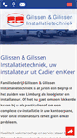 Mobile Screenshot of gilissen-installatietechniek.nl